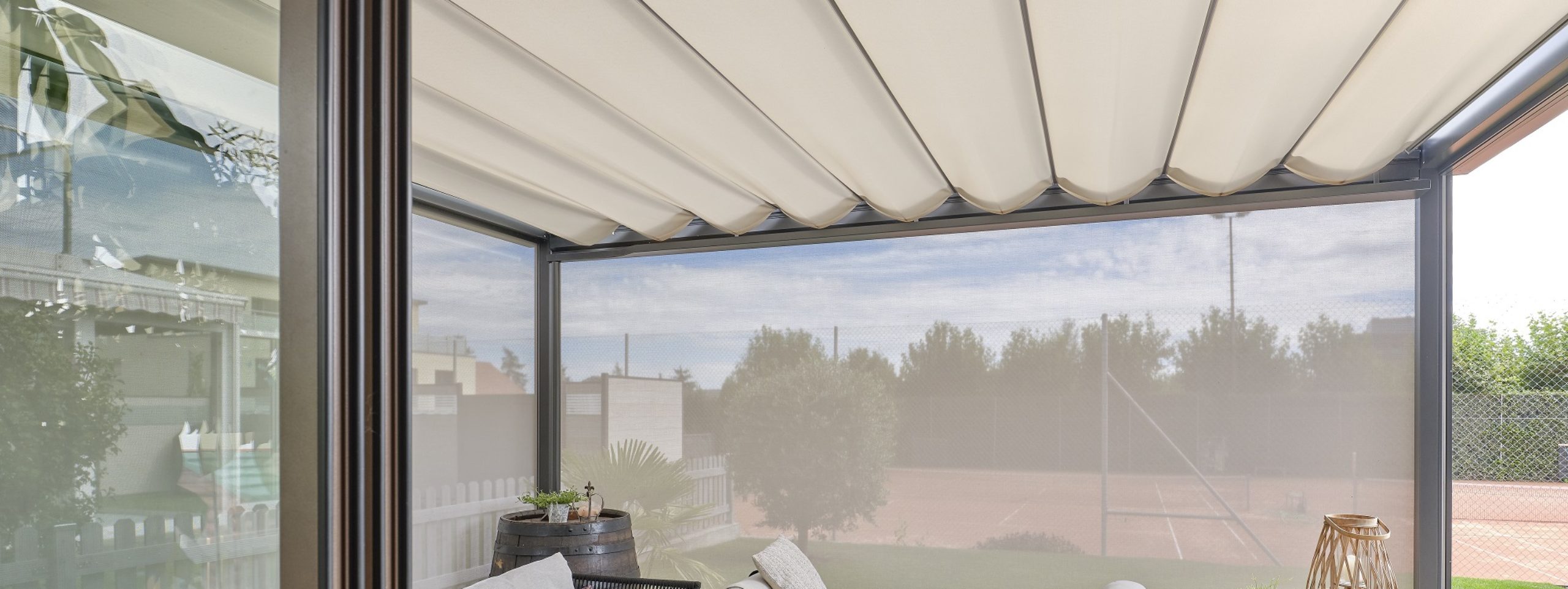 sonnen regenpergola