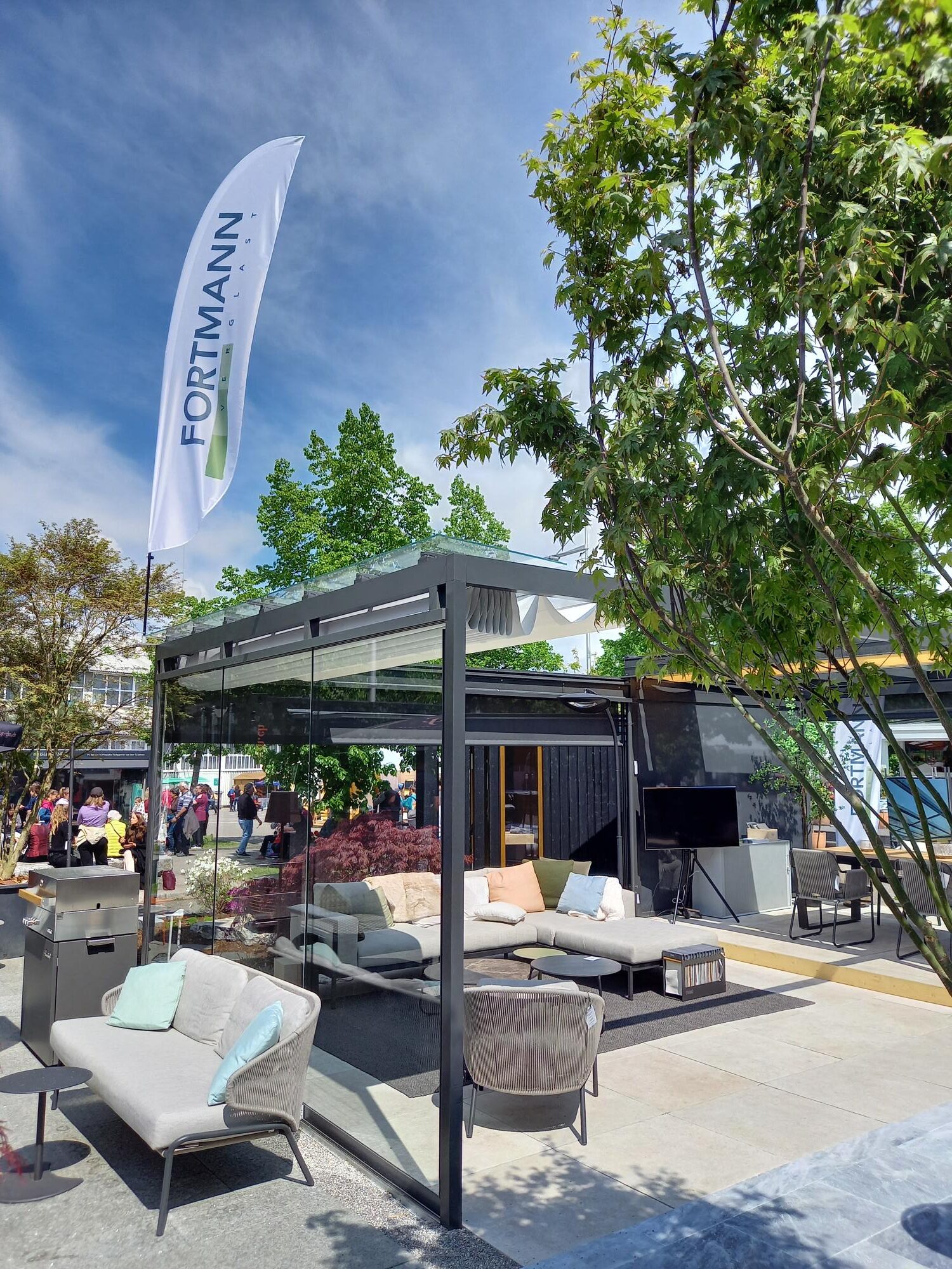 Fortmann AG, Stand G8 010, Pergola und Wintergarten 3